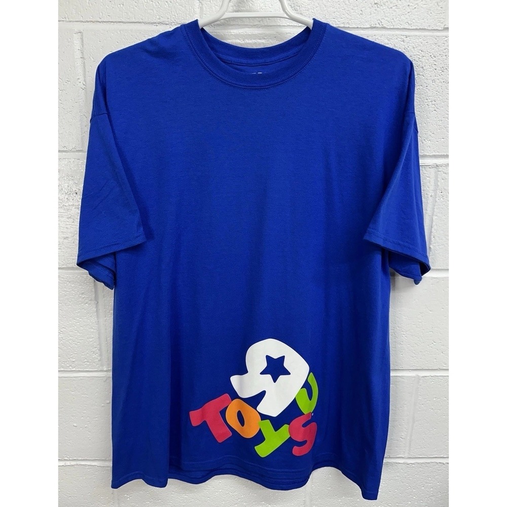 Toys "R" Us Logo T-Shirt Blue Nostalgic Gildan Graphic‎ Tee / Men’s 2XL